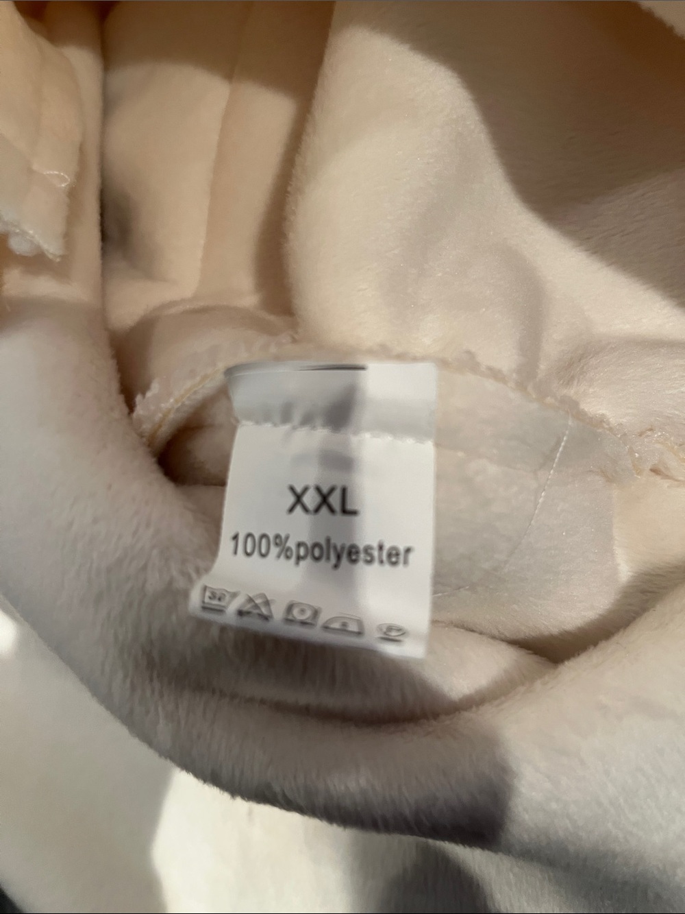 Cream Button-Front Sherpa Jacket - Picture 4 of 4